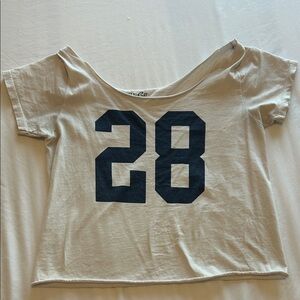 Brandy Melville Cream Cotton Tee